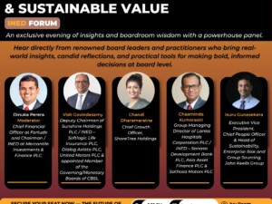 INED Forum - INED’s Role on Oversight of Talent – Leadership, Governance & Sustainable Value